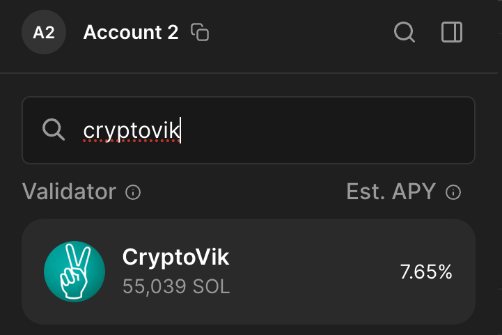 How to stake to CryptoVik in Phantom